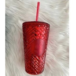 Starbucks Red Grande Jeweled Tumbler